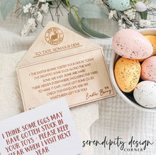 Load image into Gallery viewer, Easter Egg Hunt Activities | Easter Egg Hunt Clues | A Gift from the Easter Bunny
