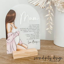 Load image into Gallery viewer, Pregnancy Poem Sign | Pregnancy Mother’s Day
