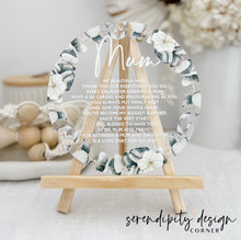 Load image into Gallery viewer, Mother’s Day Sign | A Message to Mum
