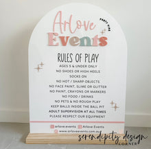 Load image into Gallery viewer, Jumping Castle Soft Play - Play Rules Sign