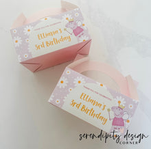 Load image into Gallery viewer, Peppa Pig Party Treat Favour Boxes