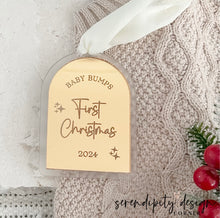Load image into Gallery viewer, Baby Bumps First Christmas | My First Christmas Baby Bump Ornament