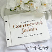 Load image into Gallery viewer, Acrylic Guest Book | Wedding Guest Book