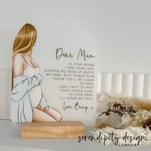 Load image into Gallery viewer, Mum to be Poem Sign | Pregnancy Mother’s Day