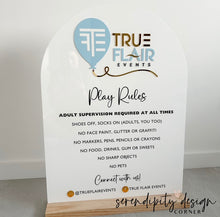 Load image into Gallery viewer, Jumping Castle Soft Play - Play Rules Sign