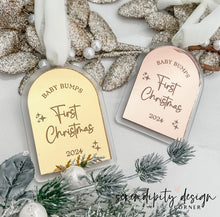 Load image into Gallery viewer, Baby Bumps First Christmas | My First Christmas Baby Bump Ornament