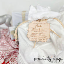 Load image into Gallery viewer, Special Delivery Christmas Tag - Wood