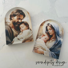 Load image into Gallery viewer, Religious Saint Favours | Christening and Baptism Grotto Shape Printed Saint Favours