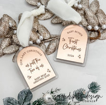 Load image into Gallery viewer, Last Christmas Before Baby Arrives | Baby Announcement Ornament