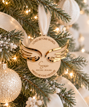 Load image into Gallery viewer, Christmas Tree Memorial Wing Ornament