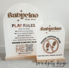 Load image into Gallery viewer, Jumping Castle Soft Play - Play Rules Sign