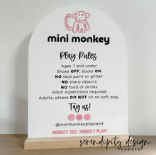 Load image into Gallery viewer, Jumping Castle Soft Play - Play Rules Sign