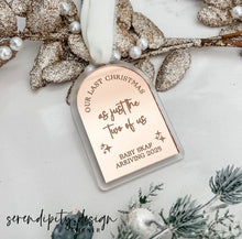 Load image into Gallery viewer, Last Christmas Before Baby Arrives | Baby Announcement Ornament