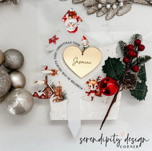 Load image into Gallery viewer, Christmas Tree Memorial Stake | Christmas Memorial Grave Stake | Reindeer Santa Planter Stake