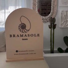 Load image into Gallery viewer, Business Sign with wooden base