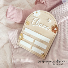 Load image into Gallery viewer, Daisy Hospital Birth Announcement