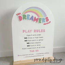 Load image into Gallery viewer, Jumping Castle Soft Play - Play Rules Sign