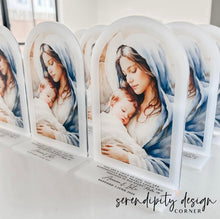 Load image into Gallery viewer, Religious Saint Favours | Christening and Baptism Grotto Shape Printed Saint Favours