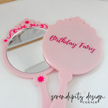 Load image into Gallery viewer, Facepainting Kids Parties Business Logo Handheld Mirror