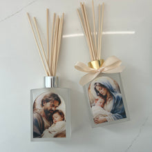 Load image into Gallery viewer, Frosted Holy Water Bottle Favours | Reed Diffuser Favours | Bomboniere Bottle Favours | Various Designs