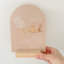 Load image into Gallery viewer, Photo Guestbook Acrylic Sign