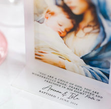 Load image into Gallery viewer, Religious Saint Favours | Christening and Baptism Grotto Shape Printed Saint Favours