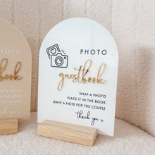 Load image into Gallery viewer, Photo Guestbook Acrylic Sign