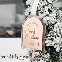 Load image into Gallery viewer, Baby Bumps First Christmas | My First Christmas Baby Bump Ornament