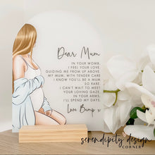 Load image into Gallery viewer, Mum to be Poem Sign | Pregnancy Mother’s Day