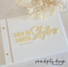 Load image into Gallery viewer, Acrylic Guest Book | Wedding Guest Book