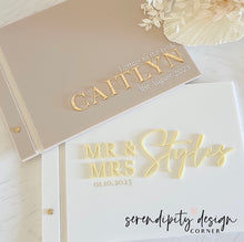 Load image into Gallery viewer, Acrylic Guest Book | Wedding Guest Book