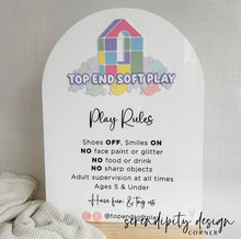 Load image into Gallery viewer, Jumping Castle Soft Play - Play Rules Sign