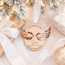 Load image into Gallery viewer, Christmas Tree Memorial Wing Ornament