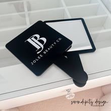 Load image into Gallery viewer, Beauty Business Logo Handheld Mirror