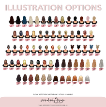 Load image into Gallery viewer, Mum and Daughter Illustration