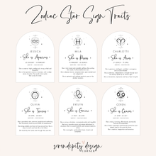 Load image into Gallery viewer, Zodiac Star Sign - She is Sign