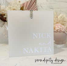 Load image into Gallery viewer, Acrylic Wishing Well - Silver Hinge & Latch