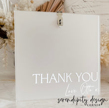 Load image into Gallery viewer, Acrylic Wishing Well - Silver Hinge & Latch