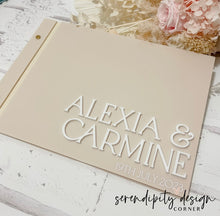 Load image into Gallery viewer, Acrylic Guest Book | Wedding Guest Book