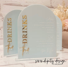 Load image into Gallery viewer, Acrylic Bar Sign / The Drinks Sign