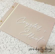 Load image into Gallery viewer, Acrylic Guest Book | Wedding Guest Book