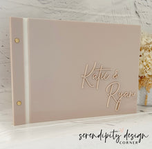 Load image into Gallery viewer, Acrylic Guest Book | Wedding Guest Book