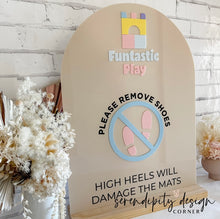 Load image into Gallery viewer, Jumping Castle Soft Play - Play Rules Sign