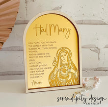 Load image into Gallery viewer, Our Father Prayer Mirrored Frame ©