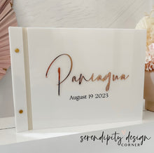 Load image into Gallery viewer, Acrylic Guest Book | Wedding Guest Book