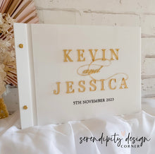 Load image into Gallery viewer, Acrylic Guest Book | Wedding Guest Book