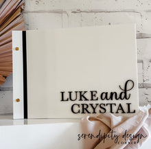 Load image into Gallery viewer, Acrylic Guest Book | Wedding Guest Book