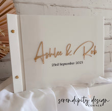 Load image into Gallery viewer, Acrylic Guest Book | Wedding Guest Book