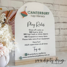 Load image into Gallery viewer, Jumping Castle Soft Play - Play Rules Sign