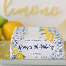 Load image into Gallery viewer, Lemon Italian Capri Chocolate Wrappers